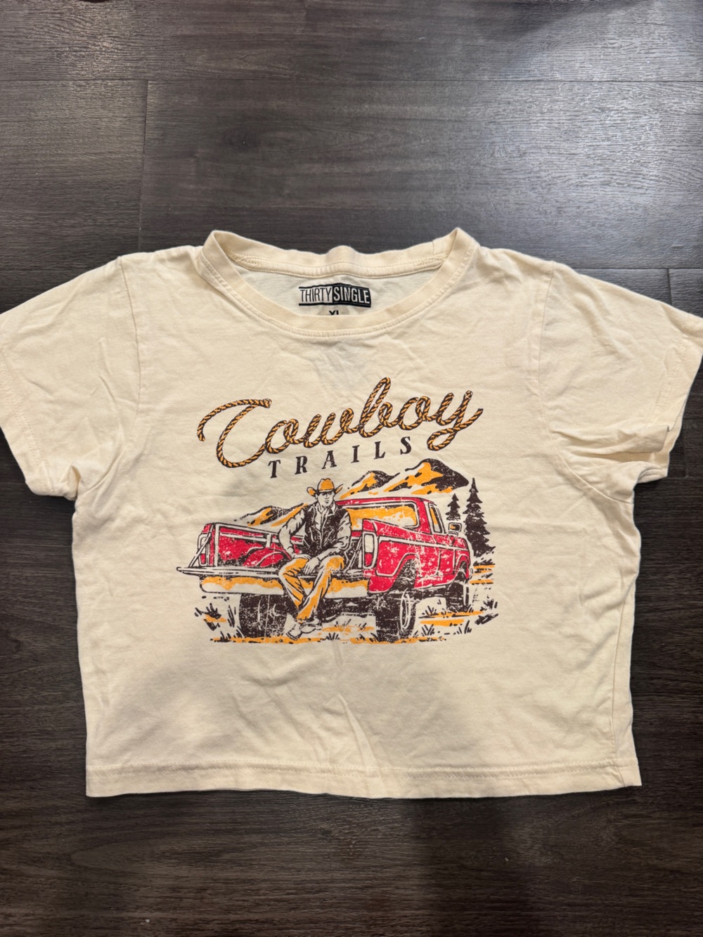 Cropped Graphic Tee